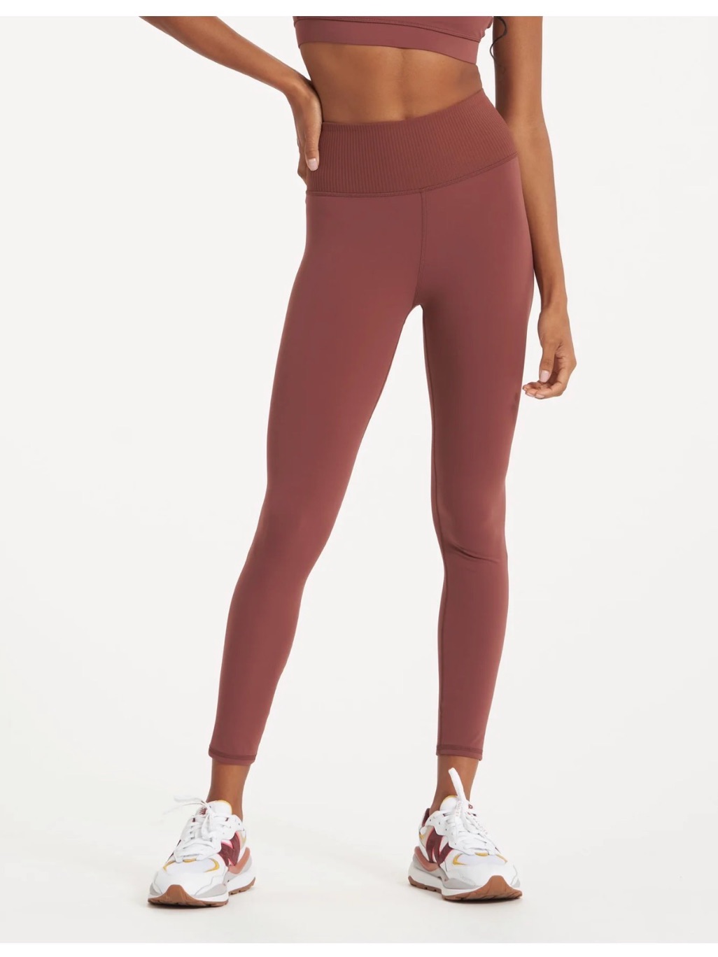 Like New. Vuori Rib Studio Legging. Size M. Dusty Rose